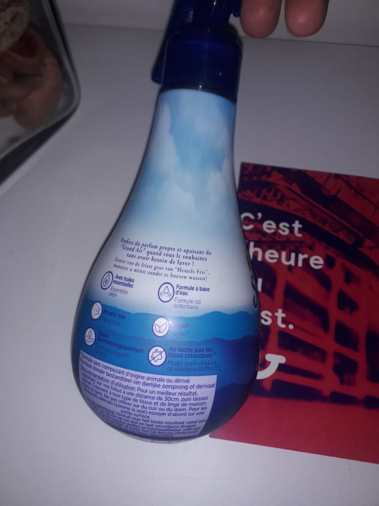 Parfum de Linge Grand Air SOUPLINE : le spray de 250mL à Prix